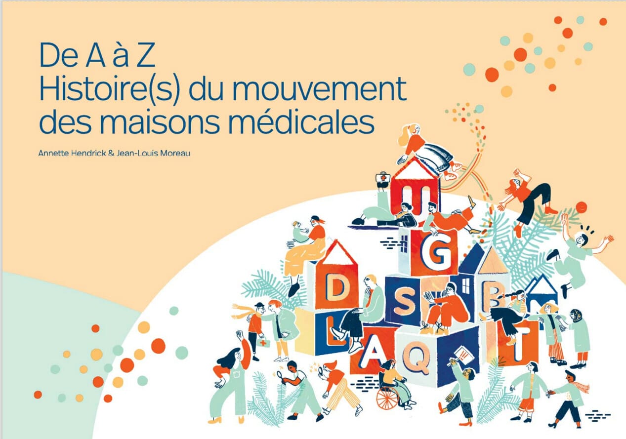 cover abécédaire maisons médicales - fédération des maisons médicales 40 ans juin 2022