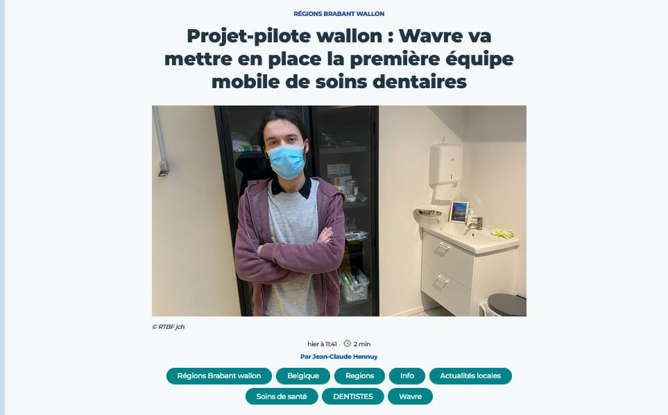 Screenshot 2023-03-10 at 09-20-06 Projet-pilote wallon Wavre va mettre en place la première équipe mobile de soins dentaires