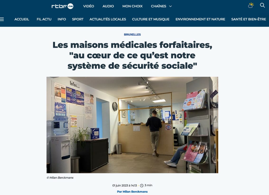 https://www.rtbf.be/article/les-maisons-medicales-forfaitaires-au-coeur-de-ce-quest-notre-systeme-de-securite-social-11206231?fbclid=IwAR1Fkfoz4wNLIFnHQkyanaU9nfvrjfg7DwnUl78y6czcycJcmXfK--TJPW0